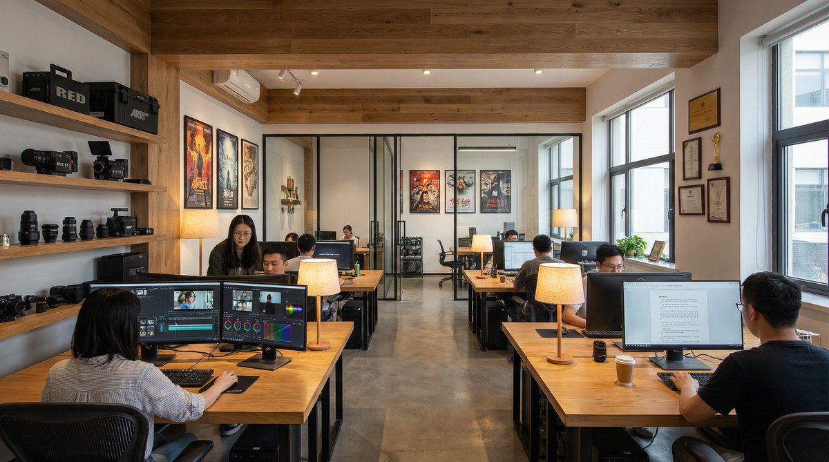 51影视传媒公司办公环境